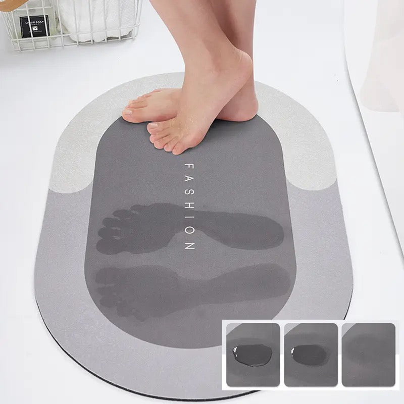 TAPETE DE BAÑO ULTRA ABSORBENTE Y ANTIDESLIZANTE | SECADO RÁPIDO
