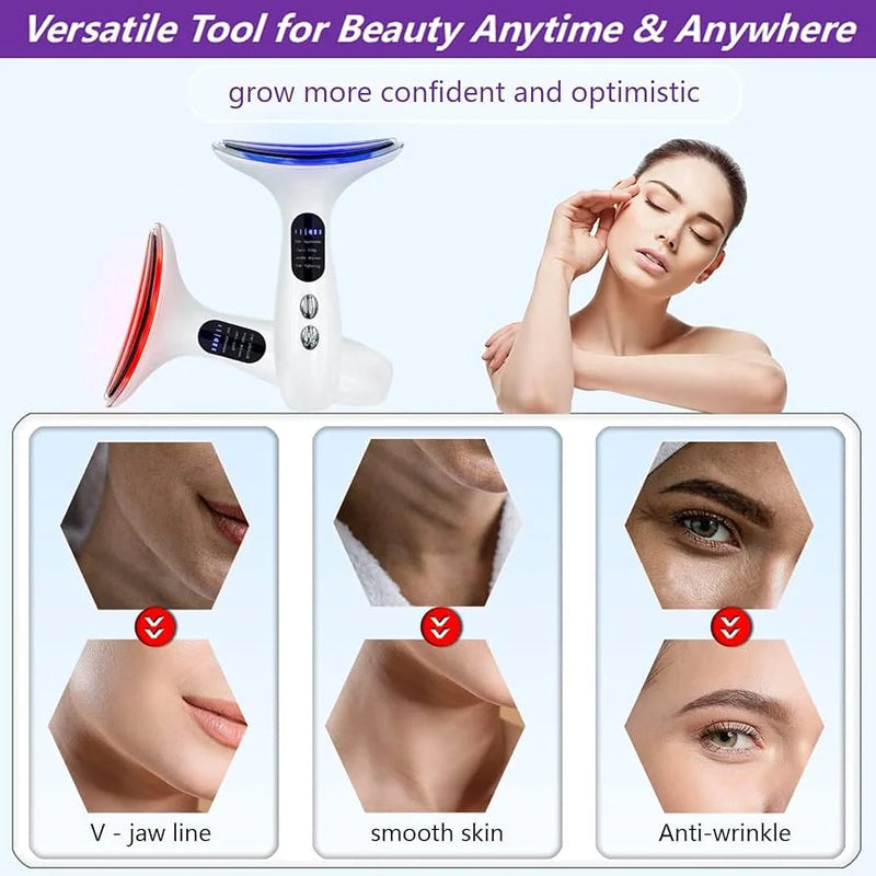 Masajeador Facial Led 7 en 1 + Regalo Sorpresa 🎁