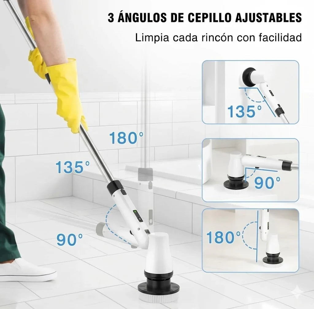 CEPILLO POTENTE DE LIMPIEZA 9 EN 1 - DISEÑO EUROPEO